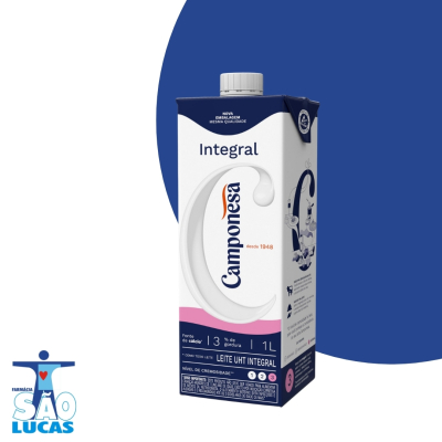 Leite integral camponesa longa vida 1l