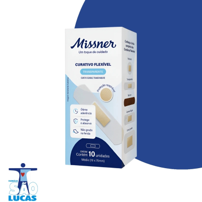 CURATIVO MISSNER TRANSPARENTE 10UN
