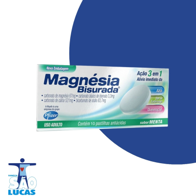 Magnesia bisurada cart 10cpr, 