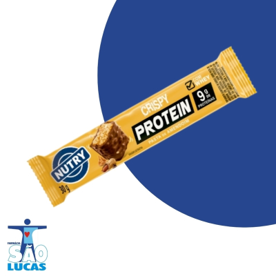 Barra protein nutry crispy pasta amendoim 30gr