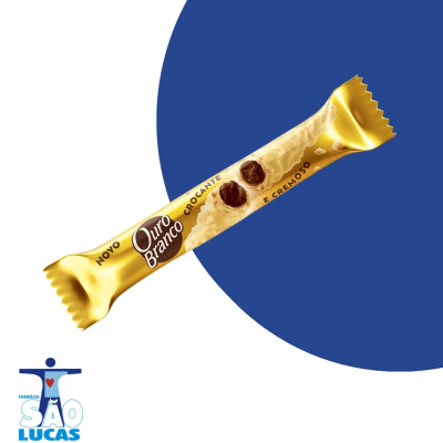 Bombom barra lacta ouro stick 25gr