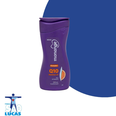 Loção hidratante monange firmador q10 vitamina c pele extremamente seca 200ml