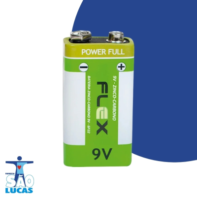  BATERIA ZINCO CARBONO 9V FLEX