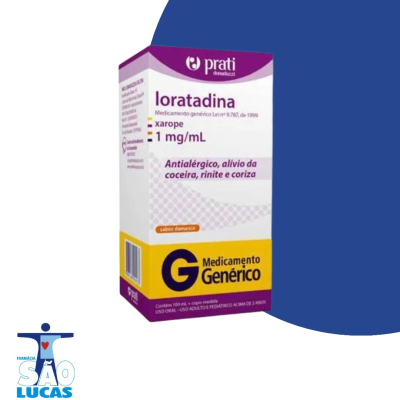Loratadina 1mg/ml xpe 100ml prati