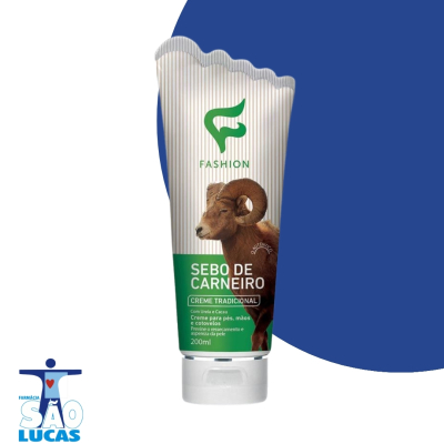 CREME PÉS E MÃOS SEBO DE CARNEIRO 200ML
