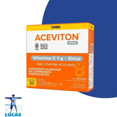 ACEVITON ZINCO 30CPR EFERVESCENTE