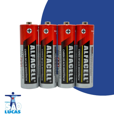 Pilha alfacell aa 4un