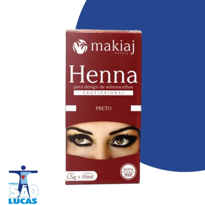 Henna sobrancelha makiaj preto 1.5gr dm423