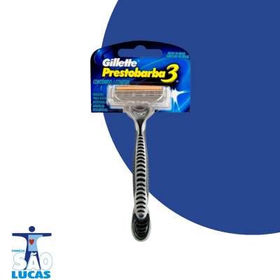 Aparelho de barbear gillette pres 3l unit