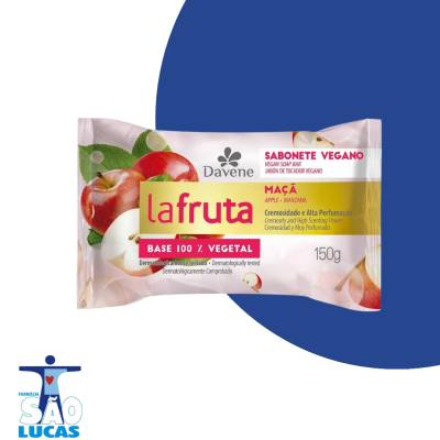 Sabonete em barra davene la fruta maca 150gr