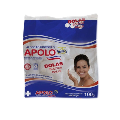 Algodao bola apolo 100gr