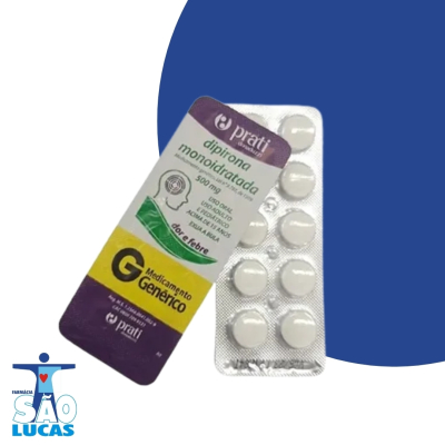 Dipirona 500mg 10cpr cart prat, 