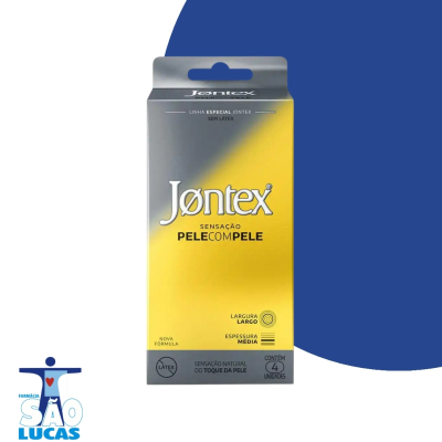Preservativo jontex sensacao pele c/pele 4un