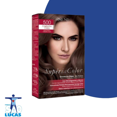 Tinta amend superia color 500 castanho claro
