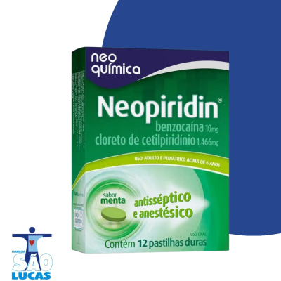 Neopiridin menta 12pastilhas