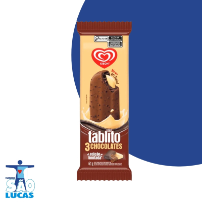Picole kibon classico tablito 3 chocolates