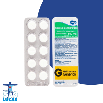Dipirona 500mg 10cpr ems