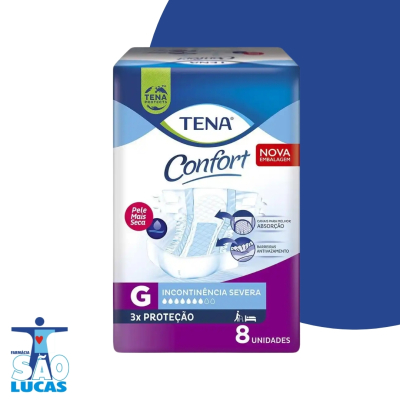 Fralda tena confort plus g 8un