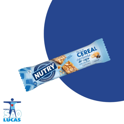Barra de cereal nutry choc/cast caju