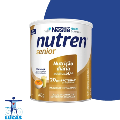 Leite nutren senior s/sabor 740gr