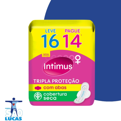 Absorvente intimus trip prot c/ab sve l16p14un