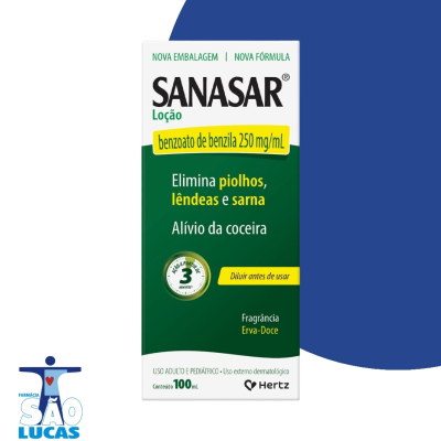 SANASAR LOÇÃO 250 MG 100ML