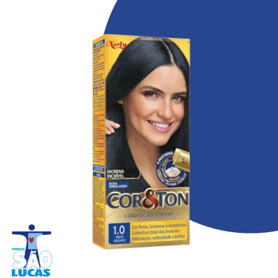 Tinta coreton 1.7 preto azulado especial