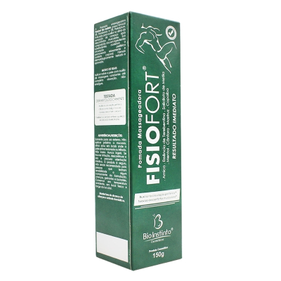 Pomada massageadora fisio fort verde 150gr
