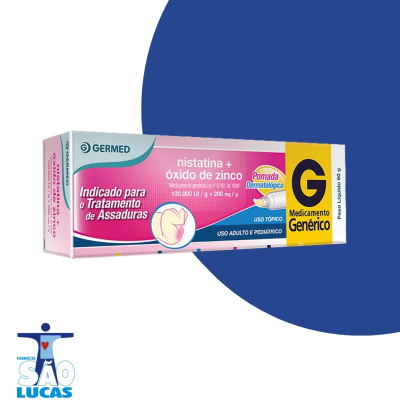 Nistatina + Óxido de Zinco 60gr germ