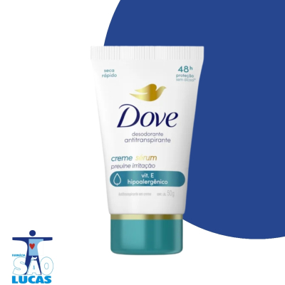 Desodorante creme dove previne irritacao 50gr