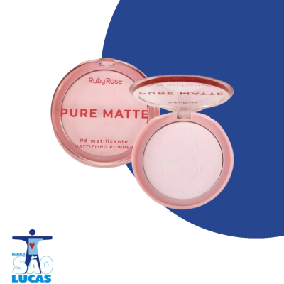 PO COMPACTO RUBY ROSE MATIFICANTE PURE MATTE