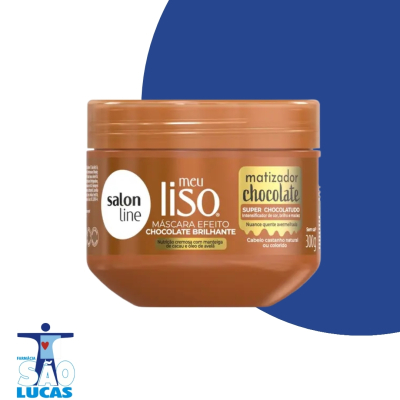 Creme de tratamento salon line meu liso matiz chocolate 300gr