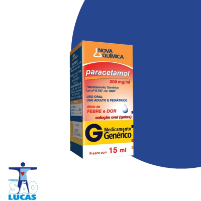 PARACETAMOL GOTAS 15ML NOVA QUIMICA