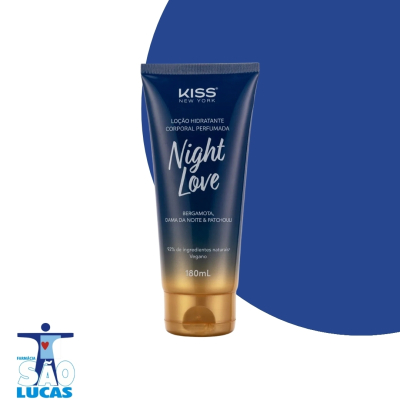 LOÇÃO HIDRATANTE KISS NIGHT LOVE 180ML
