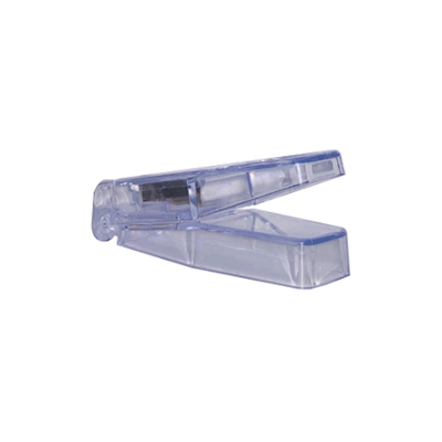 Cortador comprimidos acrilico rosa