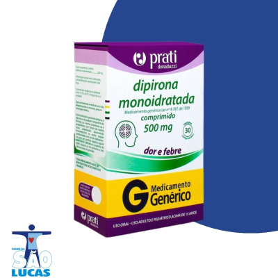 Dipirona 500mg 20cpr prat
