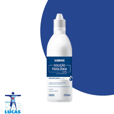 Solução fisiologica sorimax 0.9% c/gotejador 250ml