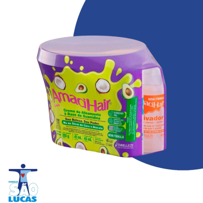 Kit amacihair liso baldinho 200gr