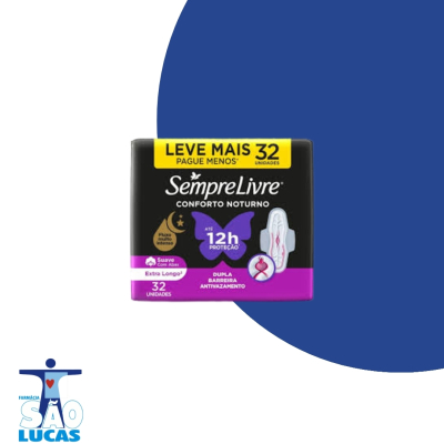 ABSORVENTE SEMPRE LIVRE ADAPT SUAVE NOITE DIA 32UN