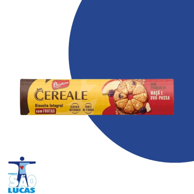 BISCOITO BAUDUCCO CEREALE MAÇÃ E UVA PASSA 141GR