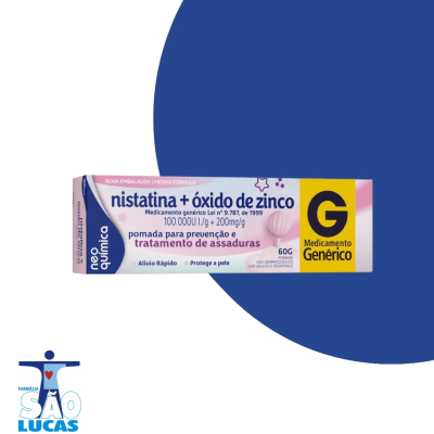 Nistatina + Óxido De Zinco 60gr neo