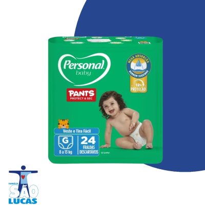 Fralda personal pants roup protsec g c/24