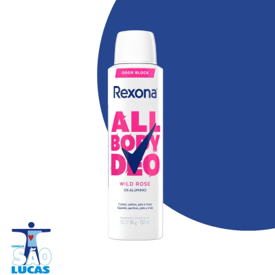Desodorante aerosol rex fem wildrose 150ml