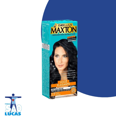 Tinta maxton kit prati 1.7 preto azulado