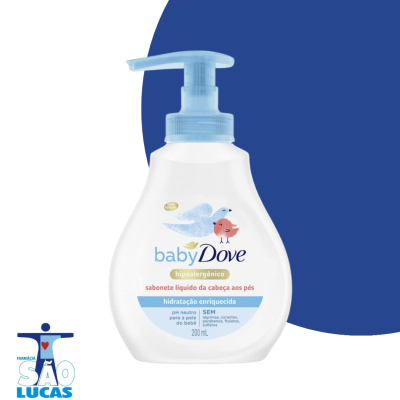 Sabonete liquido dove baby hid enriquecida 200ml