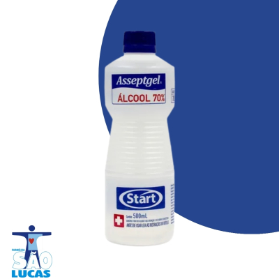 Alcool liquido 70% asseptgel 500ml