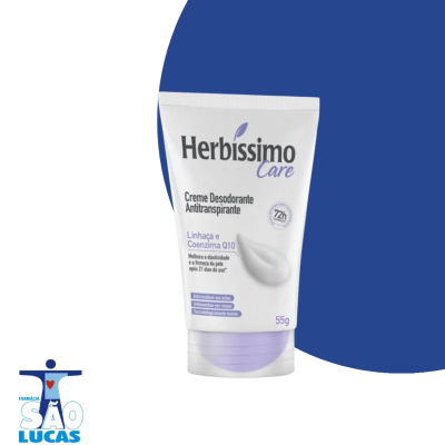 Desodorante creme herbissimo care linhaca cenzima q10 55g