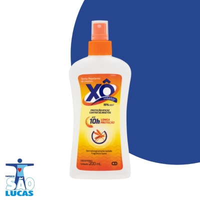 Repelente Suave Xô Inseto Frasco 200ml Spray