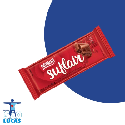 Bombom barra nestle suflair leite 50gr