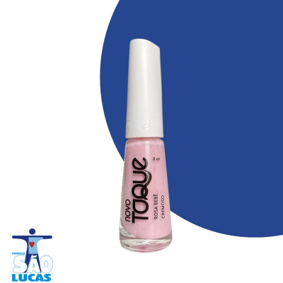 Esmalte novo toque cr rosa bebe 8ml
